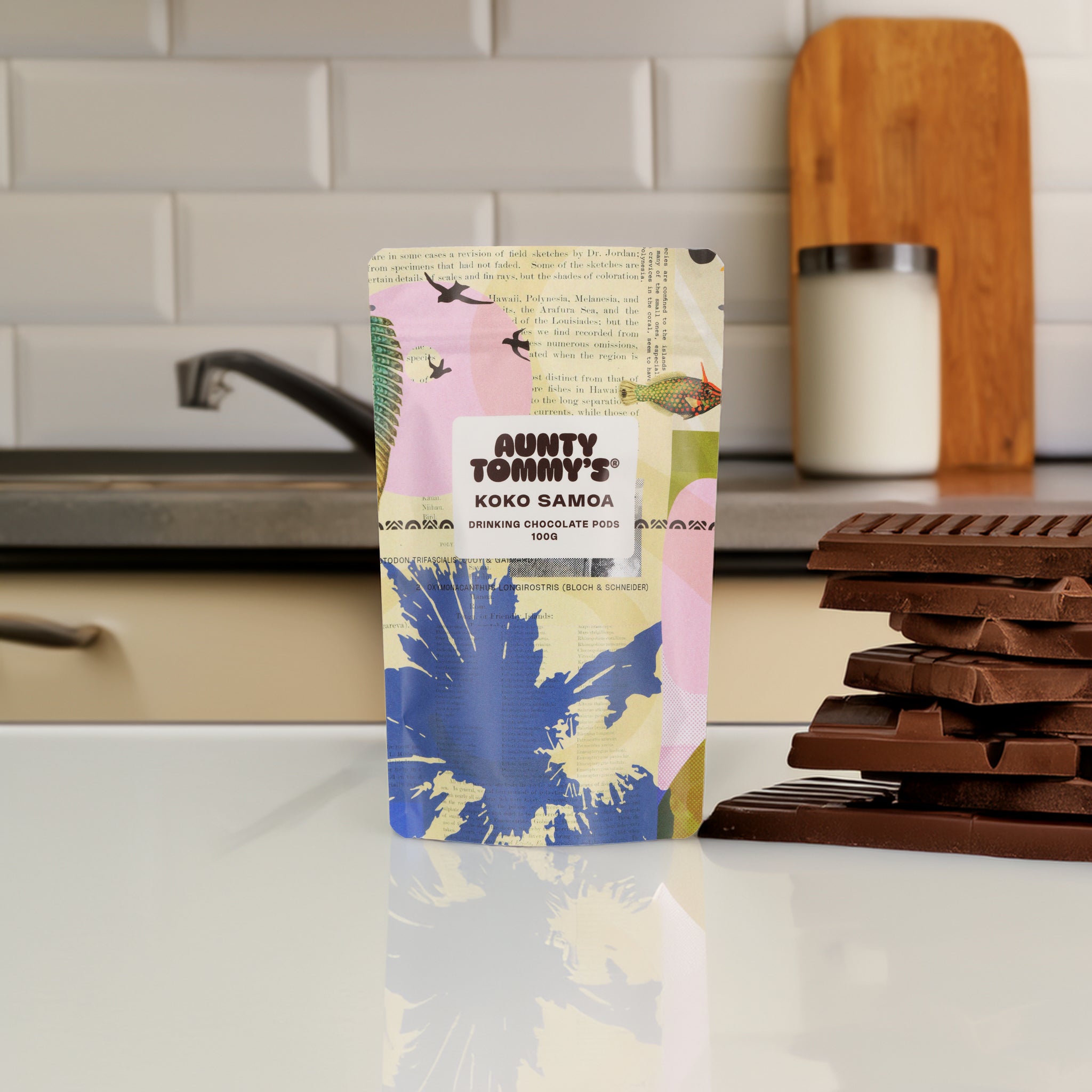 A 100g pack of Aunty Tommy&