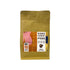 A stand-up kraft paper pouch of 200g Koko Samoa pods on a plain white background. The pouch is a warm tan/kraft color with a large front label featuring pink, orange, white, and blue graphic elements and text including &