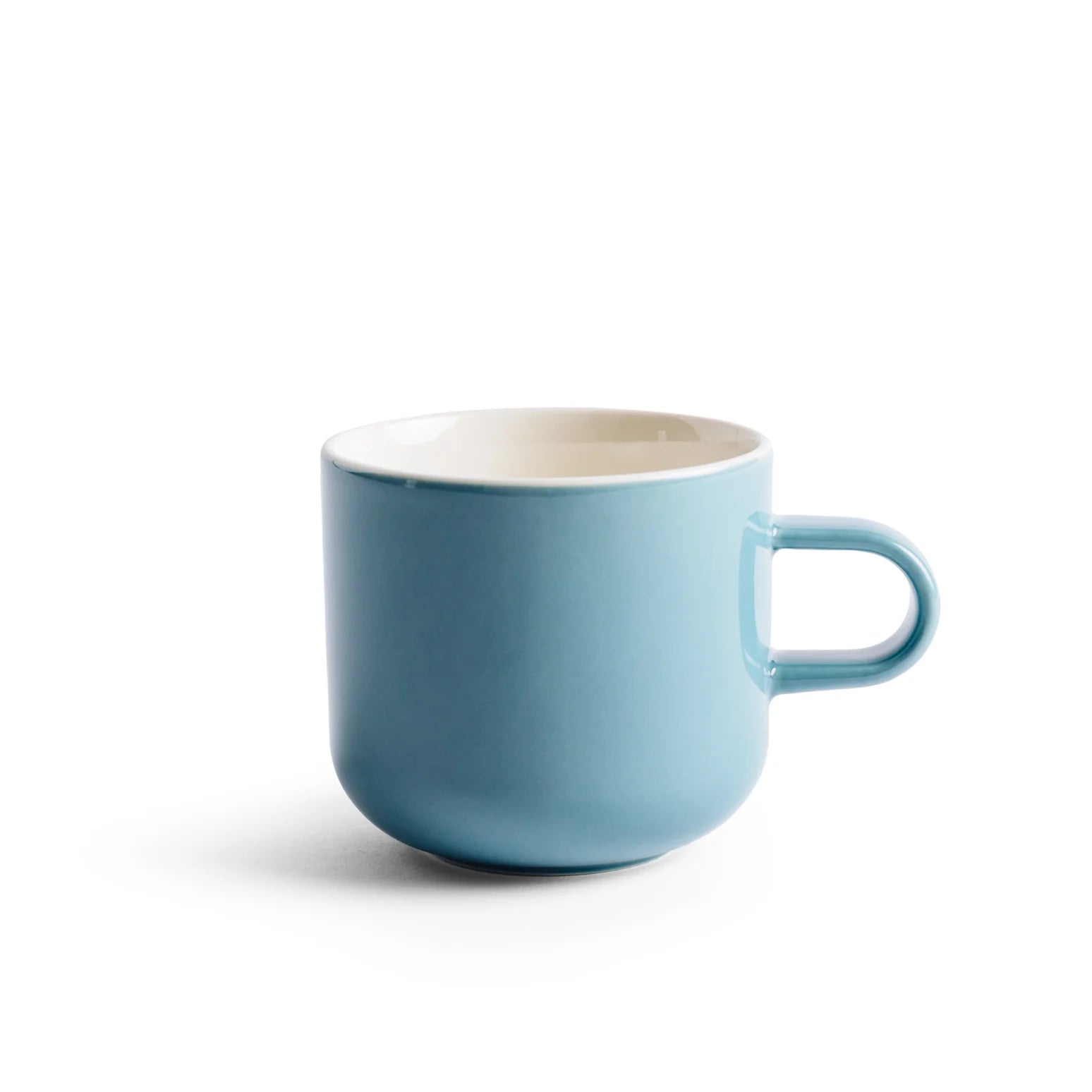 Acme Bobby Mug Kōkako 300ml — deep blue-grey porcelain mug with white interior on a white background, Aunty Tommy's drinkware NZ