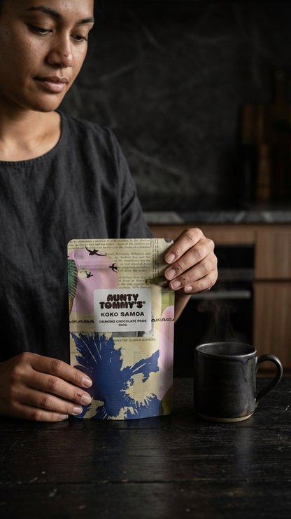 Person holding a package of &